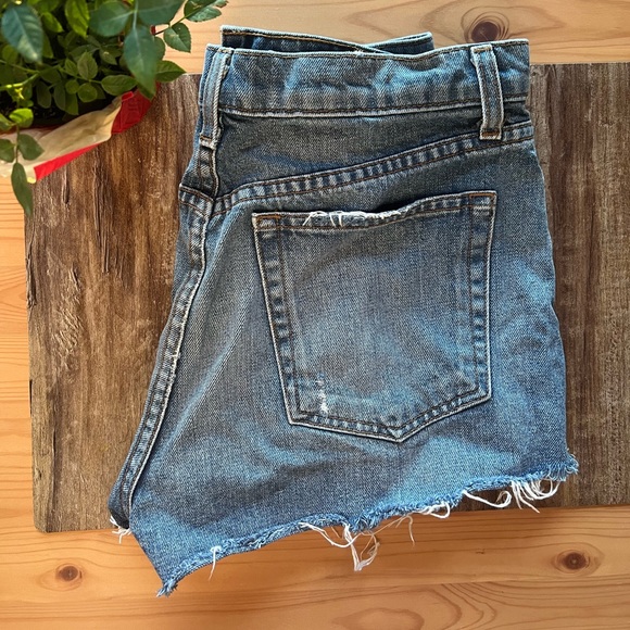 Reformation High Rise Denim Shorts - Picture 3 of 6